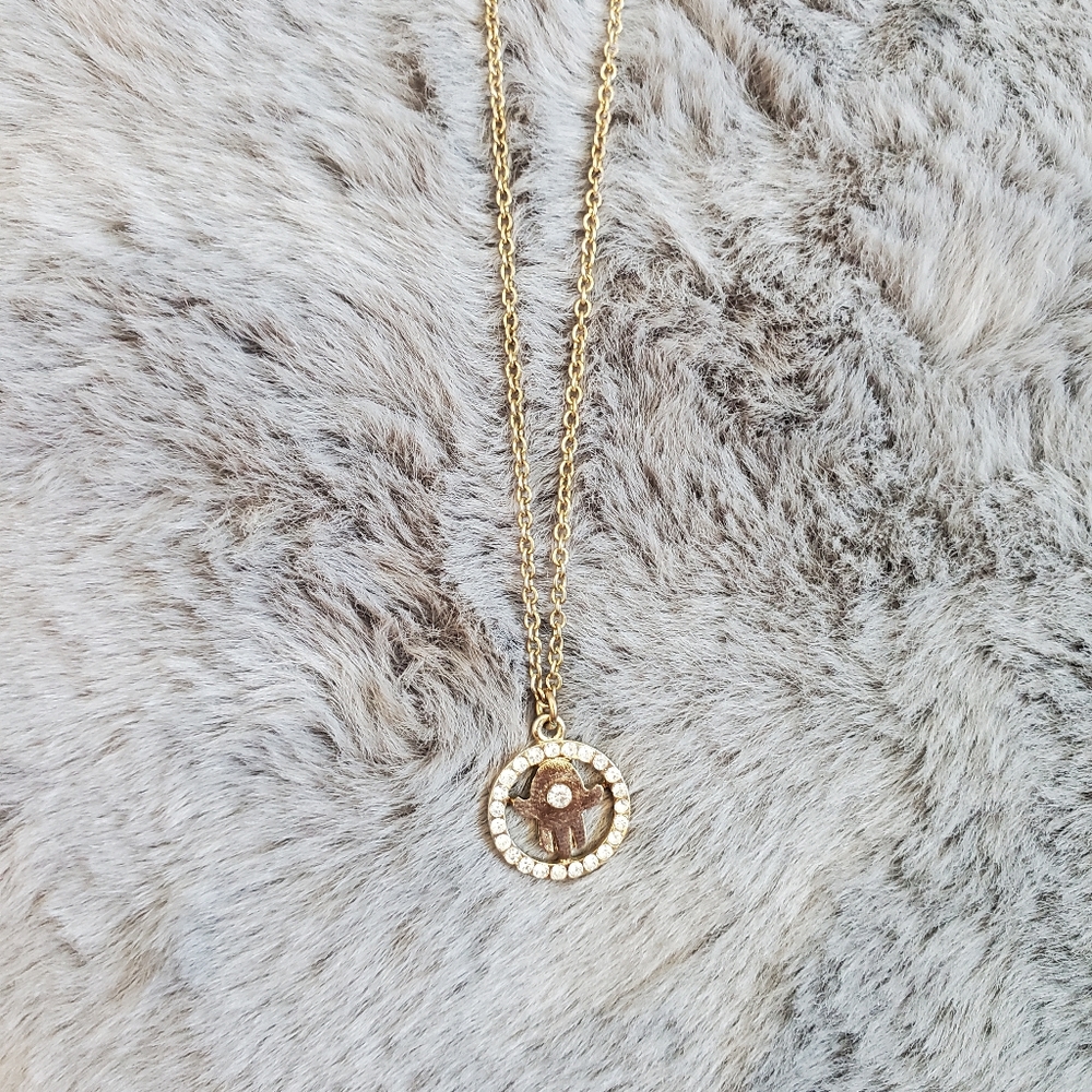 Hamsa Hand Necklace